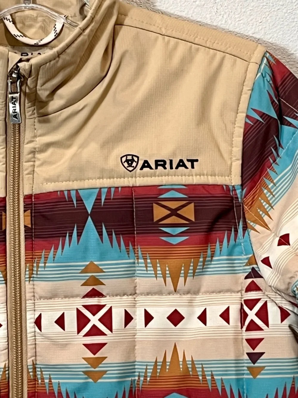 Ariat Girls Crius Insulted Jacket Serrano Southwestern Print L Like-New Aztec